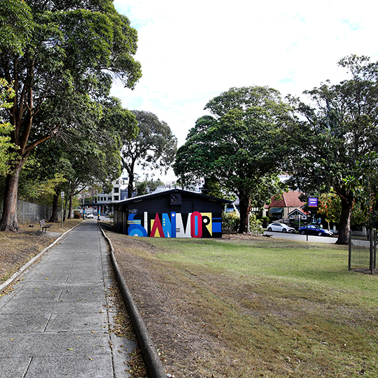  Stanmore Reserve park and library view